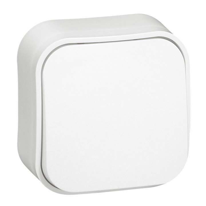 One-way switch Forix - surface mounting - IP 2X - 10 AX - 250 V - white