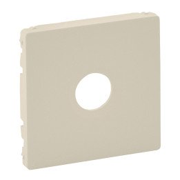 Cover plate Valena Life - male/F type TV socket - ivory