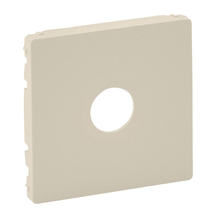 Cover plate Valena Life - male/F type TV socket - ivory