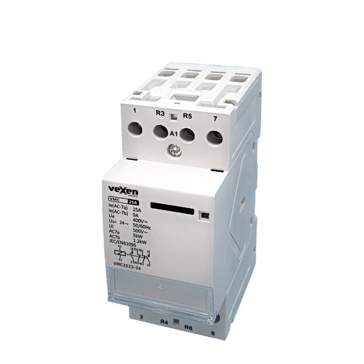 VEXEN VMC2522-24 модульный контактор 25A, AC24V