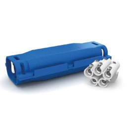 SHARK 506 in-line gel-insulated joint IPX8, with five-pole terminal block 1.5-6mm2, 0.6/1kV cables