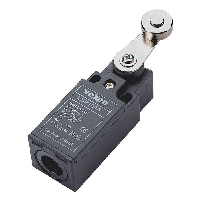 VEXEN LSP104A концевой выключатель пластик, металлический рычаг