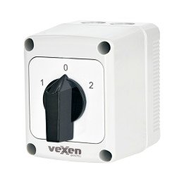 PNRS2553 changeover cam switch 1-0-2 3P 25A IP65