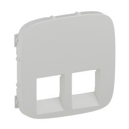 Valena Allure centrālā plate balta 2xRJ
