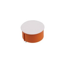 Junction box for gypsum d73/46mm with cover orange PO70 650C