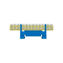 Клемма нейтральная синяя 12x16mm2 на DIN рейку