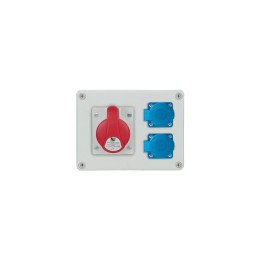 R-BOX 190 distribution board 1x16A/5p 2x230V IP44