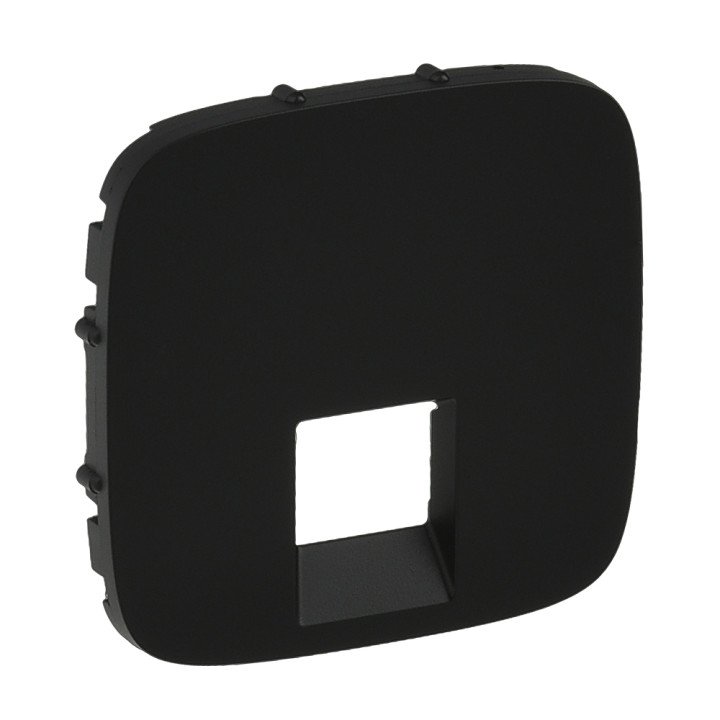 Valena Allure centrālā plate melna 1xRJ