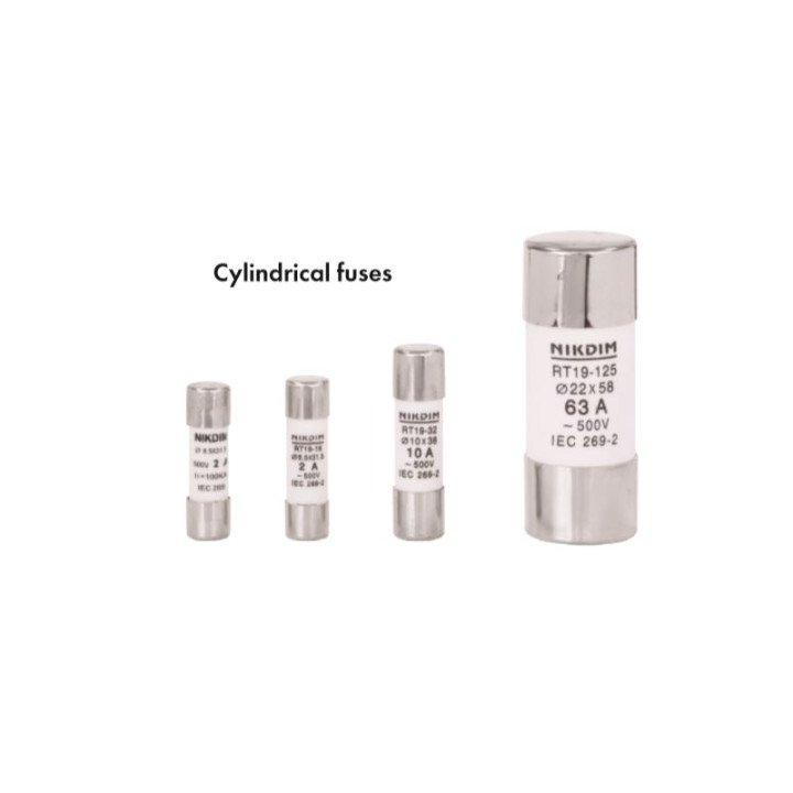 Cylindrical fuse 14x51 32A aM