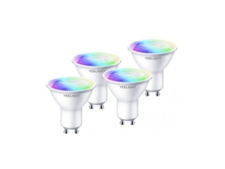 Yeelight Viedā LED spuldze WiFi Yeelight W1 GU10 5W RGB (4 pack) GU10