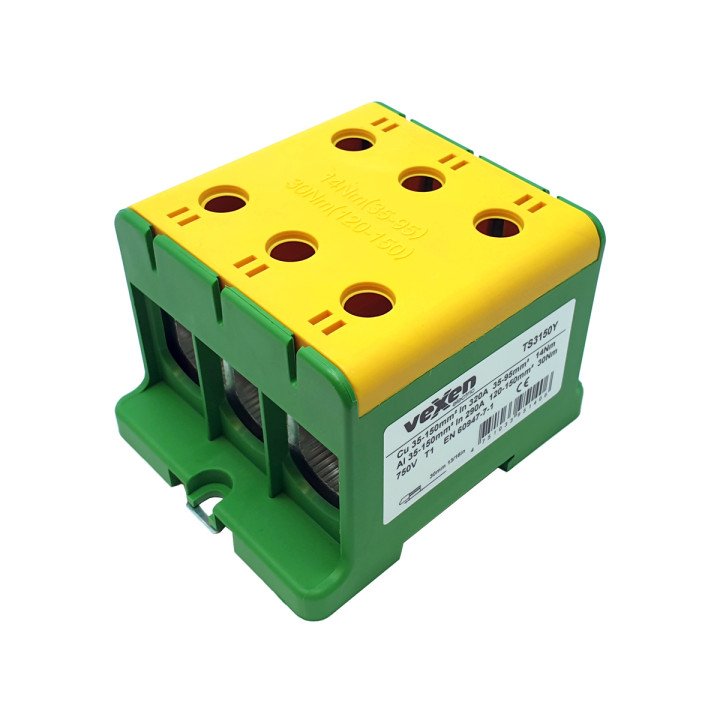 VEXEN TS3150Y PEN kombinēts klemmbloks 35-150mm²