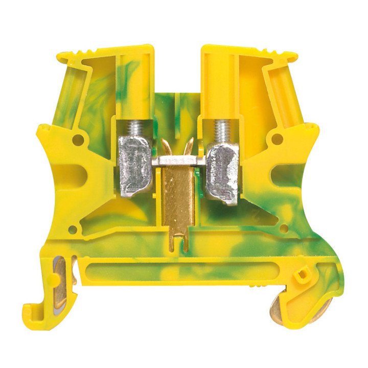 Terminal block Viking 3 -screw -for conductor -1 connection -metal base -pitch 8
