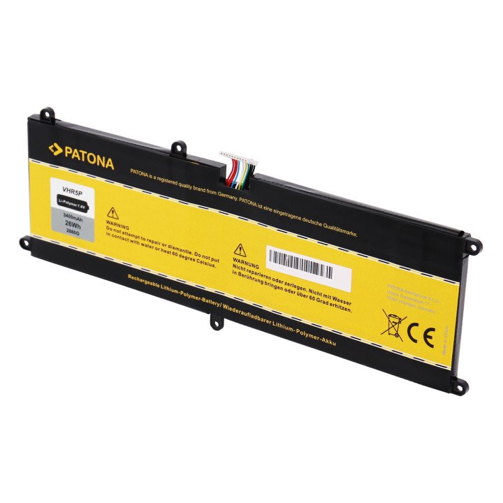 Patona PT2880 Laptop Battery for Dell Latitude 11 5175 (3400mAh, 7.6V, Li-Pol)