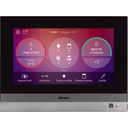 HOMETOUCH – 7 puuteekraan kõigi MyHOME_Upi funktsioonide haldamiseks.