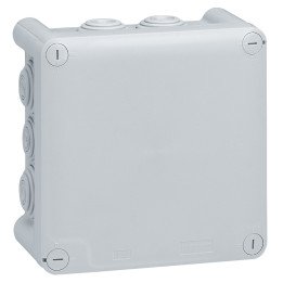 Box Plexo - IP 55 - IK 07 - 130x130x74 - 10 entry membrane glands
