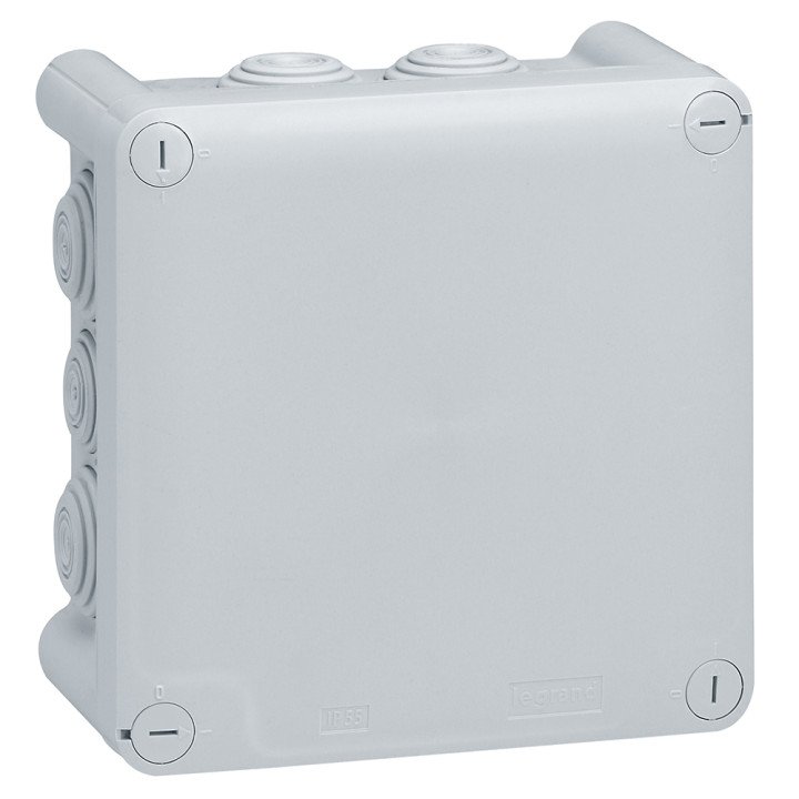 Box Plexo - IP 55 - IK 07 - 130x130x74 - 10 entry membrane glands