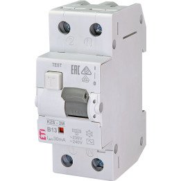 ETI KZS-2M B13/0,03 kombinēts noplūdes automāts