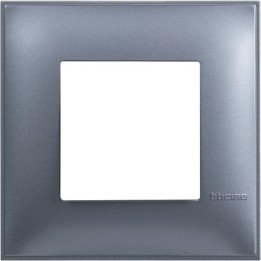 Bticino Classia Finishes синяя металл рамка