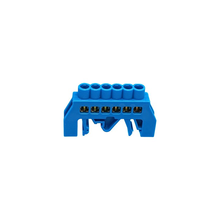 Insulated neutral terminal DIN 6-pol.