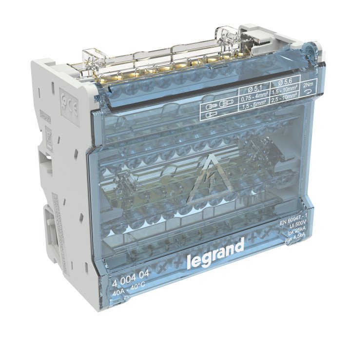 DISTRIBUTION BLOCK 4P 40A 6M