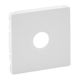 Cover plate Valena Life - male/F type TV socket - white