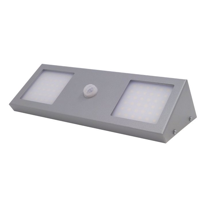 KRONOS LED  IP54, 8W, 4000K anti-vandal lamp with PIR movement sensor
