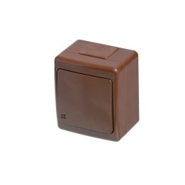 BETA Krustвыключатель надштукатурный коричниевый IP44