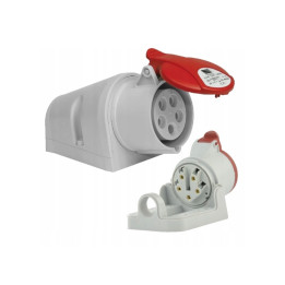 Pindkinnitus pistikupesa 3P+E 32A IP44