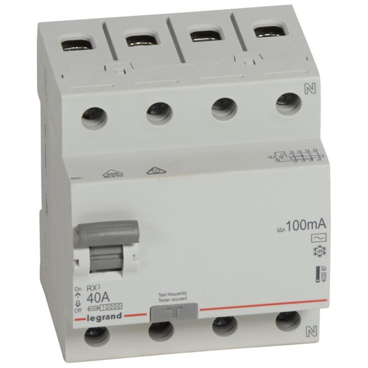 Legrand RX3 FI-slēdzis 4P 40A 100mA