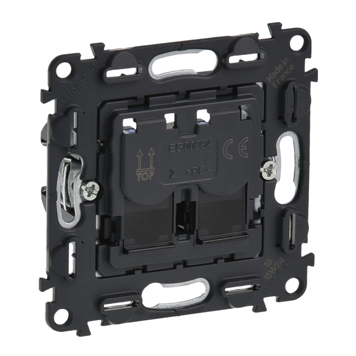 Dvigubas RJ 45 kat. 6 duomenų lizdas Valena InMatic - UTP
