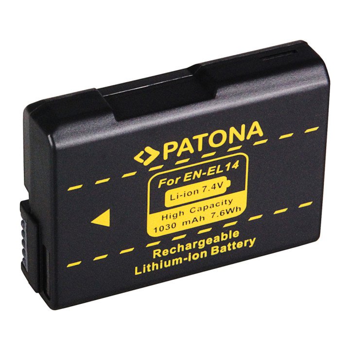 Patona PT1134 Battery for Nikon EN-EL14 1030mAh Li-Ion