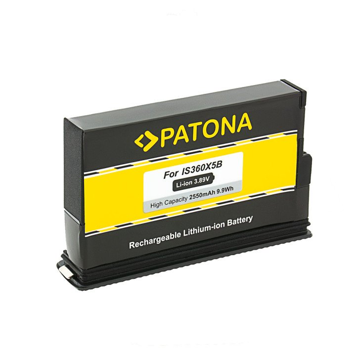 Patona PT4239 2550mAh Li-Ion 3.89V Battery for Insta360 One X5