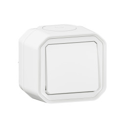 PLEXO PUSH BUTTON NO CONTACT - WHITE - SURFACE