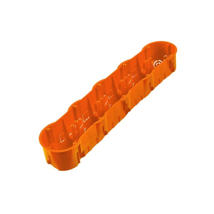 PAWBOL регипсовая коробка 5-местная d5x68/60mm оранжевая