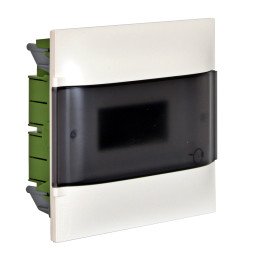 Legrand Practibox S 8M гипсокартон, дымчатые двери