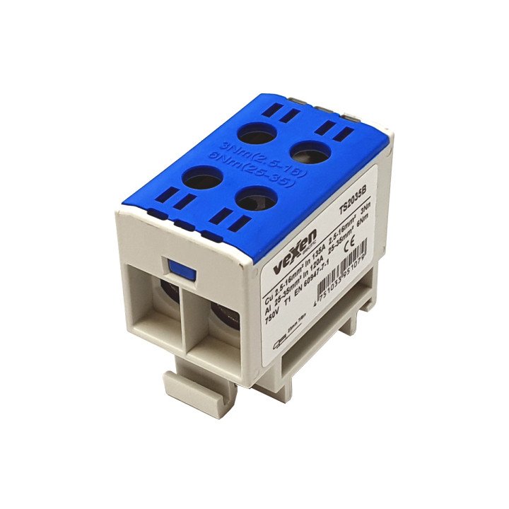 TS2035B N universal terminal block Al/Cu 2x2,5-35mm2