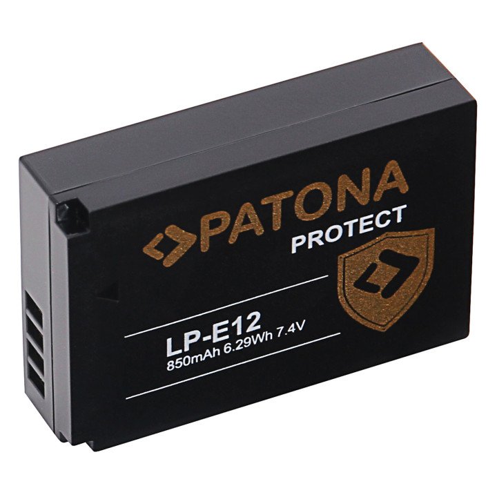 Patona PT12975 Battery Canon LP-E12 850mAh Li-Ion Protect