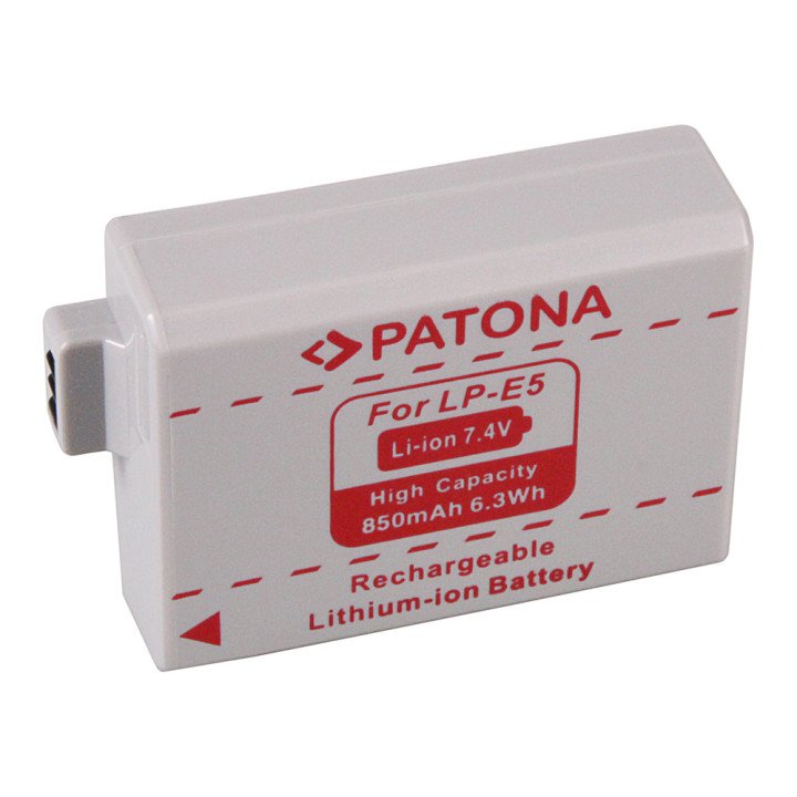 Patona PT1012 Battery Canon LP-E5 850mAh Li-Ion