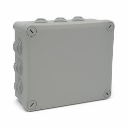 Junction box IP66, 240x190x95mm with cable entries