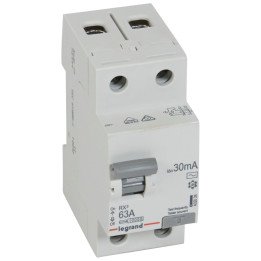 RCD RX - 2P - 230 V - 63 A - 30 mA - AC type