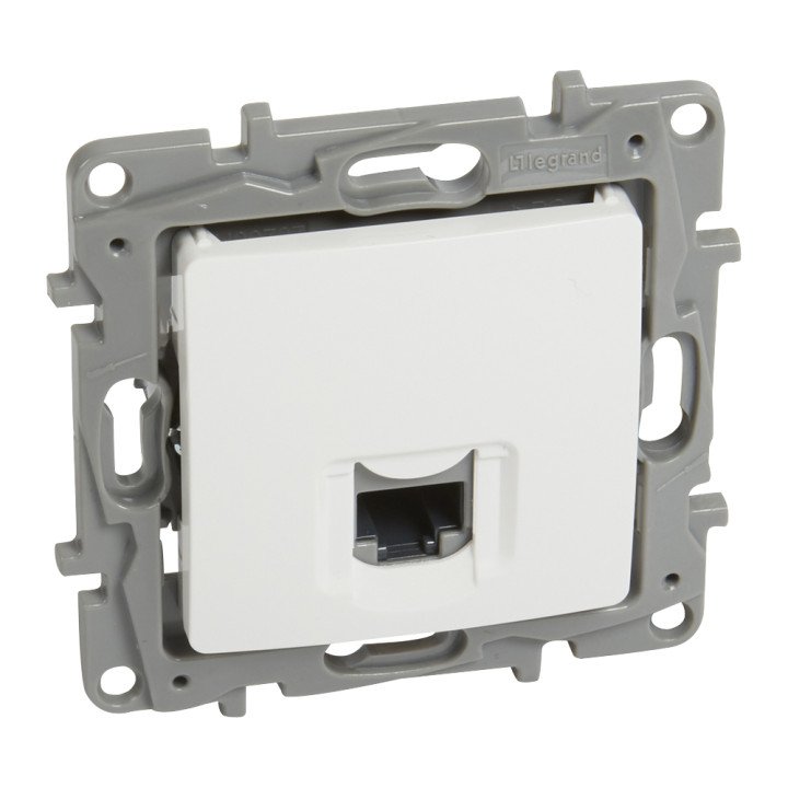 RJ 45 Cat.6 UTP socket Niloe - 9-contact - white