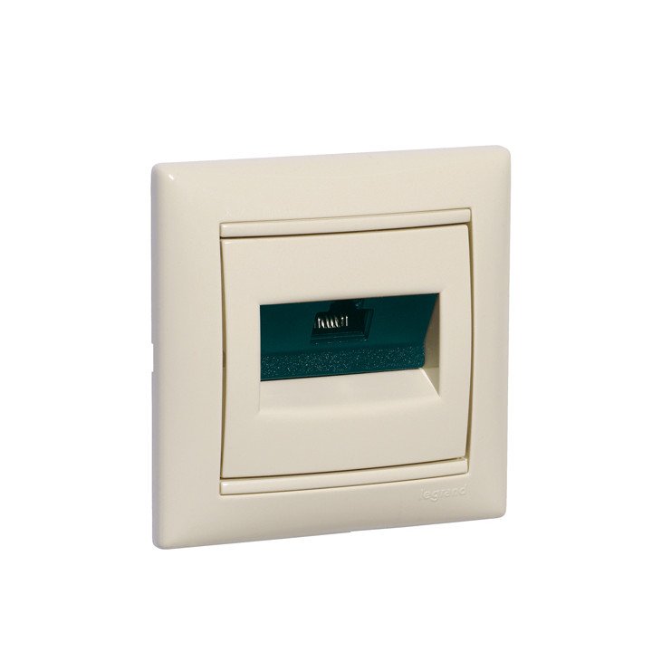 PRISE RJ45 CAT5E UTP IVOIRE 1 SORTIE