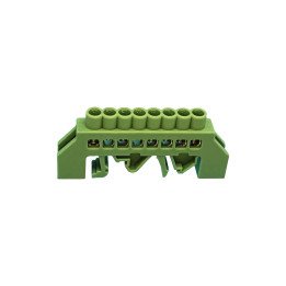 Insulated earthing terminal PE DIN 8 pol.