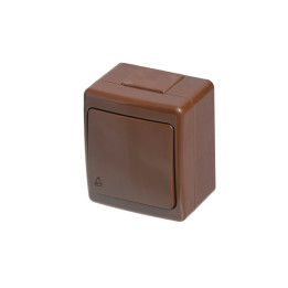 BETA push button surface brown IP44
