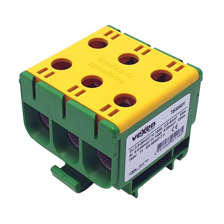 VEXEN TS3050Y PEN kombinēts klemmbloks 2,5-50mm²