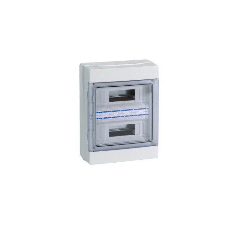 Distribution boards surface 36 modules with clamps (N+PE) IP65