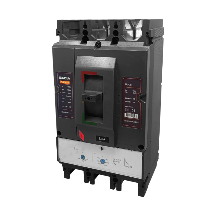 PN630 3P 630A electronic molded сase сircuit breaker