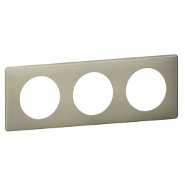 3 GANG PLATE ARGILE
