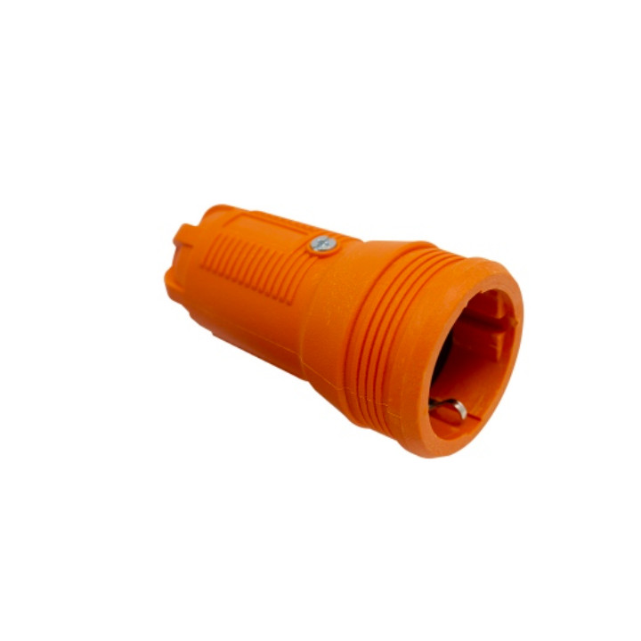 VEXEN PRO gumijas ligzda oranža bez vāka 2P+E 16A