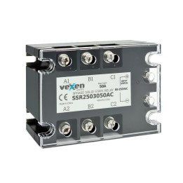 Solid state relay 3NO, 50A, 80-250VAC